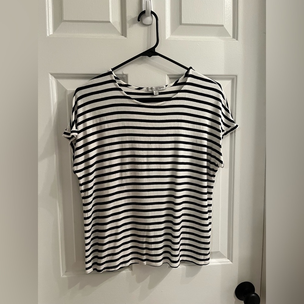 Green Envelope striped shirt